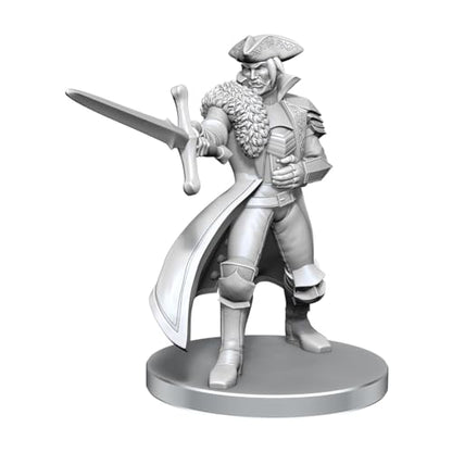 WizKids Critical Role Unpainted Miniatures | Tabletop RPG Figures | Wave 26 (Jester Lavorre & Fjord Stone)