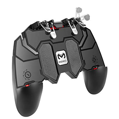 DELAM Mobile Game Controller for iPhone & Android, Pubg Mobile Controller Phone Triggers for Gaming, Gaming Grip Joystick Gamepad Shoot Aim Keys for 4.7-6.5" Phone - color: PUBG Controller with 4 Triggers
