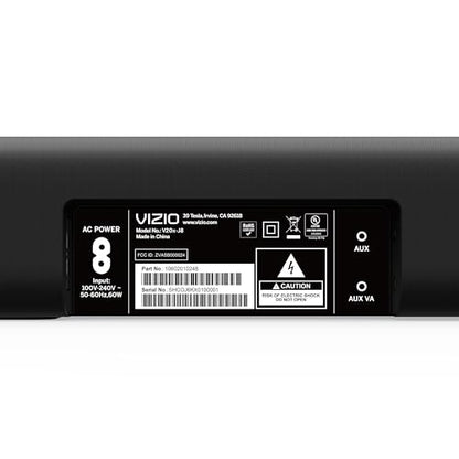 VIZIO V-Series 2.0 Compact Sound Bar with Dolby Audio, DTS:X, Bluetooth V20x-J8 - size: 2.0, style: Soundbar Only