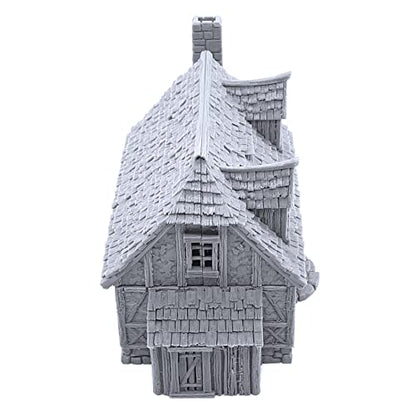 Perfectly Normal House by Printable Scenery, 3D Printed Tabletop RPG Scenery and Wargame Terrain 28mm Miniatures