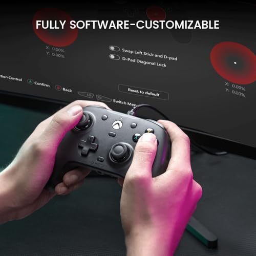 GameSir G7 HE Wired XBOX Controller,Hall Effect Sticks | Officially licensed Controller for XBOX Series X|S, XBOX One, Windows 10|11, PC, Video Game Controller - color: Black