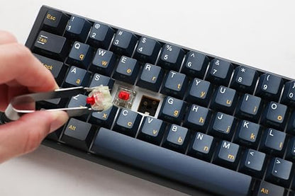 Ducky One 3 Mini Pro Nazca 8K 60% Hotswap RGB Triple Shot PBT Mechanical Keyboard - Cherry MX2A Red | 60% mechanical gaming keyboard with hot-swappable switches, PBT tripleshot keycaps, RGB backlight - size: Cherry MX2A Red, style: 60%