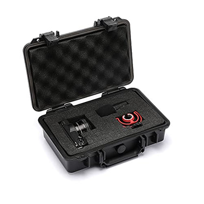 CASOMAN 11.5-Inch Water-Proof & Explosion-Proof Box, with Cush- Proof Sponge, IP67 Water Proof Grade, Customizable Foam - size: 11.5" X 8.3" X 3.9"