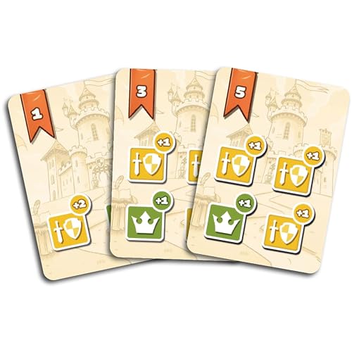 Medieval Academy (Second Edition) - Card Drafting, Strategy Board Game, Chivalry, Tournaments & Adventure, Ages 8+, 1-5 Players, 30 Min