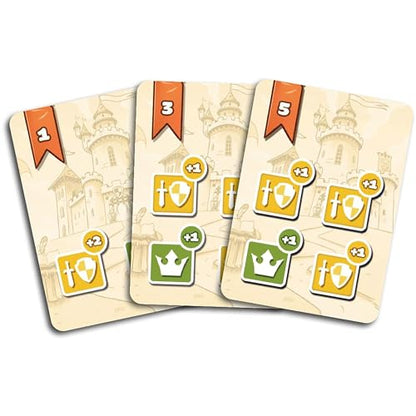 Medieval Academy (Second Edition) - Card Drafting, Strategy Board Game, Chivalry, Tournaments & Adventure, Ages 8+, 1-5 Players, 30 Min
