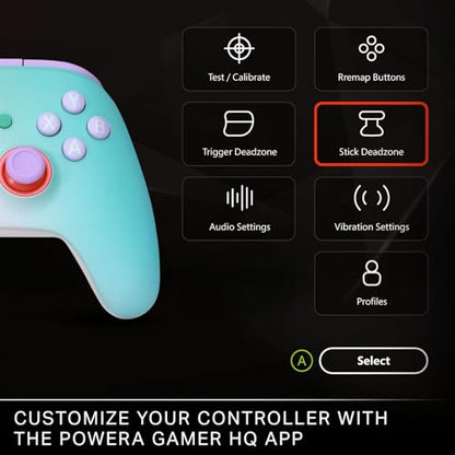 PowerA Advantage Wireless Controller for XBOX Series X|S - Beach Vibes, Officially Licensed, Hall Effects to prevent stick drift, Bluetooth Compatible, 1000Hz Polling Rate, Cloud Gaming Controller