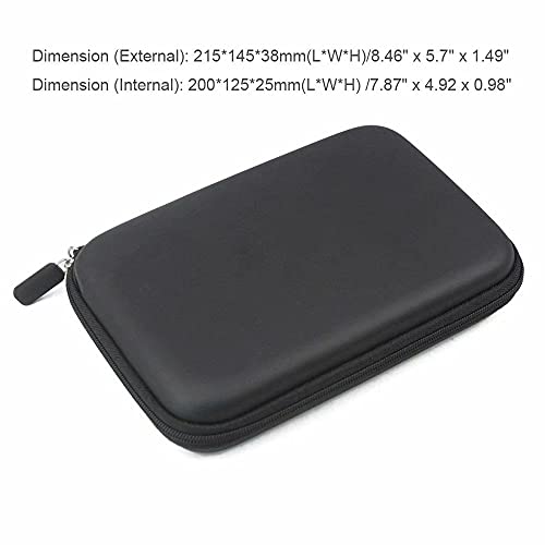 7 inch GPS Carrying Case Cover Hard Shell,Portable Sleeve Pouch Bag Compatible with Garmin Dezl Dezlcam Fleet 785 780 770 790 LMT-D 70 Tomtom Sat Magellan NAV Car GPS Navigation (7 inch)