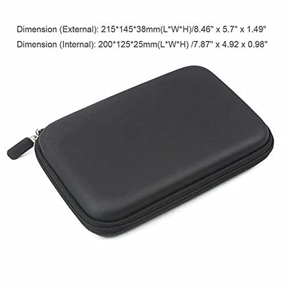 7 inch GPS Carrying Case Cover Hard Shell,Portable Sleeve Pouch Bag Compatible with Garmin Dezl Dezlcam Fleet 785 780 770 790 LMT-D 70 Tomtom Sat Magellan NAV Car GPS Navigation (7 inch)