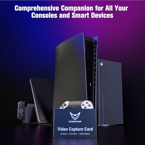 4K60Hz Capture Card 1080P240Hz VRR Passthrough PS5 Xbox | Lag-free HDR audio video recorder device with 3.5mm ports & USB 3.2 fast-charging support - size: 4K 60Hz Black