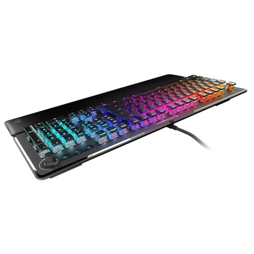 Turtle Beach Vulcan II Full-Size Mechanical RGB Gaming Keyboard | Titan Mechanical Switches, Customizable RGB Keys, Detachable Palm Rest, Media Controls, Aluminum Top Plate, Numpad, Black - color: Black