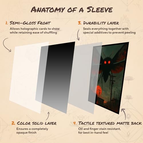 Ashland Apparition - MTG Card Sleeves, 104ct, Standard Size, Smooth | Perfect for Double Sleeving, Smudge Resistant Matte Back, Standard 66x92mm - Compatible with Magic The Gathering & TCG Cards - color: Ashland Apparition, size: Smooth