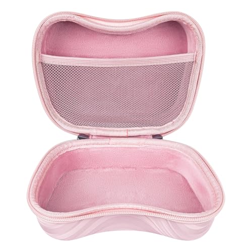 TOCCOOL Hard Travel Controller Case Compatible with Xbox One, Xbox Series X/S, Nintendo Switch Pro Wireless Controller, Portable Bag for Game Accessories (Pink) - color: pink
