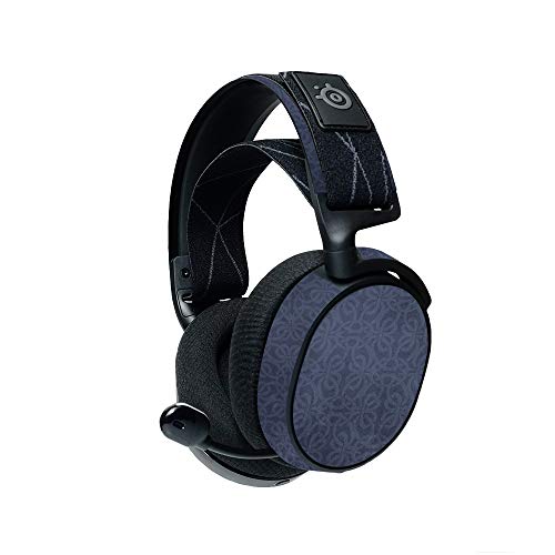MightySkins Compatible with Steelseries Arctis 7 Gaming Headset (2019) - Charcoal Lattice | Protective, Durable, and Unique Vinyl Decal| Easy to Apply, Remove, and Change Styles | Made In The USA - color: Charcoal Lattice