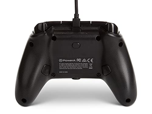 PowerA Enhanced Wired Controller for Xbox Series X|S - Metallic Blue Camo, gamepad, wired video game controller, gaming controller, Officially Licensed for Xbox - color: Metallic Blue Camo
