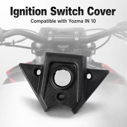 Battery Cover Guard Compatible Fit for Yozma IN 10, Electric Dirt Bike Battery Wrap Protector Left & Right Side Covers, Controller Cover Replacement Parts (Ignition switch cover) - color: Ignition switch cover