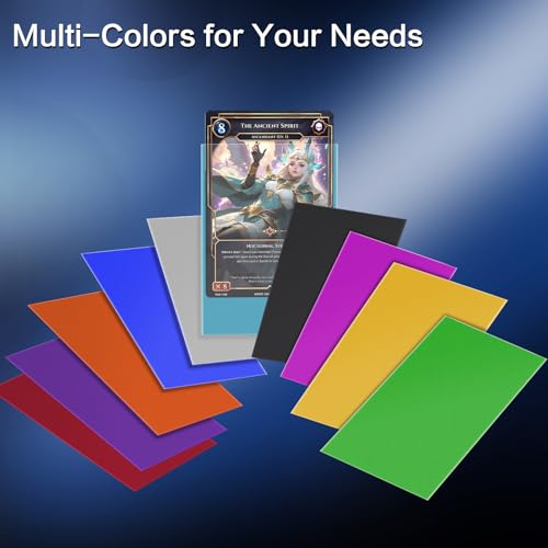 1000 Count Card Sleeves, MTG Card Sleeves for Standard Cards, 10 Colors Trading Cards Sleeves Fit for TCG, Baseball, Football Card, Sports Cards, Game Cardsnts Card Sleeves (1000)