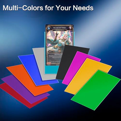 1000 Count Card Sleeves, MTG Card Sleeves for Standard Cards, 10 Colors Trading Cards Sleeves Fit for TCG, Baseball, Football Card, Sports Cards, Game Cardsnts Card Sleeves (1000)