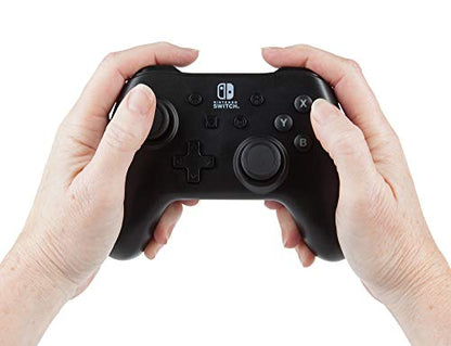 PowerA Nintendo Switch Wired Controller - Black, Detachable 10ft USB Cable, No Battery Required, Officially Licensed By Nintendo - color: Black