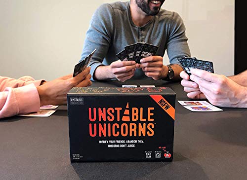 Unstable Games - Unstable Unicorns NSFW Card Game - A strategic card game and party game for adults with drinking rules available (for ages 21+) - style: NSFW Base Game