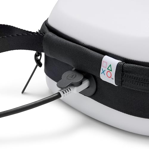 PowerA Protection Case for DualSense Wireless Controller - White, Officially Licensed, PlayStation 5, Durable Storage, Charging Cable Pass-through, Travel & Carry Case - color: White