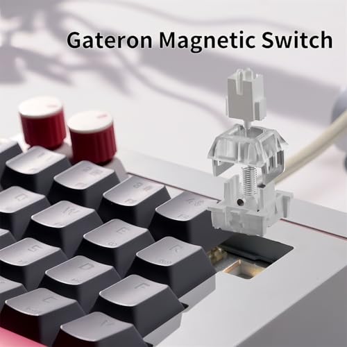 FKZ HK25 One Handed Gaming Keyboard,Magnetic Switch Hall Effect Rapid Trigger Custom RGB Wired Hot Swap Mechanical Keyboard Adjustable Actuation 25 Keys Macro Keypad, 8K Hz Polling Rate (Black) - color: Black