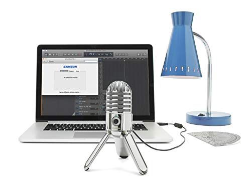 Samson Meteor Mic USB Condenser Podcasting Podcast Recording Desktop Microphone