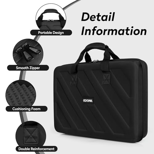 Mixer Travel Case, Carrying Storage Bag Compatible with DJ Controller for DDJ-SB3 / DDJ-SB2 / DDJ-400 / DDJ-FLX4 / DDJ-RB 2-Channel, Black - size: S-21 X 14.5 X 5"