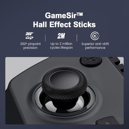 GameSir X5s Bluetooth Mobile Gaming Controller for Switch 2/Switch/Android/iPhone/iPad mini, Hall Effect Joystick, Lightweight Ergonomic Phone Controller- Play Genshin Impact & Zenless Zone Zero