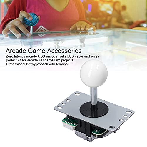 Leapiture Arcade Game Joystick Kits Arcade Buttons Game Diy Kit Parts Game Diy Kit Parts Classic Arcade Games Cabinet Kit