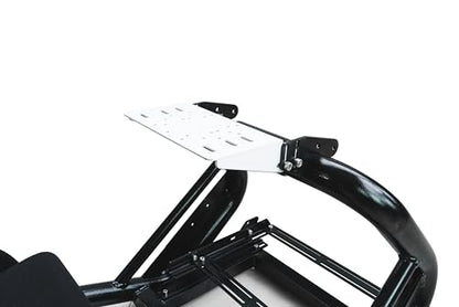 azracing SV-R Professional Modular Racing Simulator Cockpit | Fully Adjustable | Direct Drive Support,Compatible with Thrustmaster, Fanatec, Moza on PC, Xbox and PS,Includes Expansion Bracket - color: Black