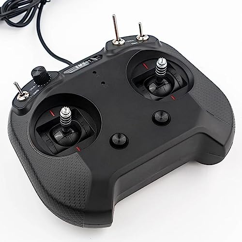HTLNUZD Flysky FS SM001 Flight Simulator Controller 8 CH, Supports a Variety FMS G3/G3.5/G4/G5/G6/G7 5.0 XTR VRC of Flight Simulation Software for RC Helicopters, Fixed Wing Etc (FS SM001-black) - color: Fs Sm001-black