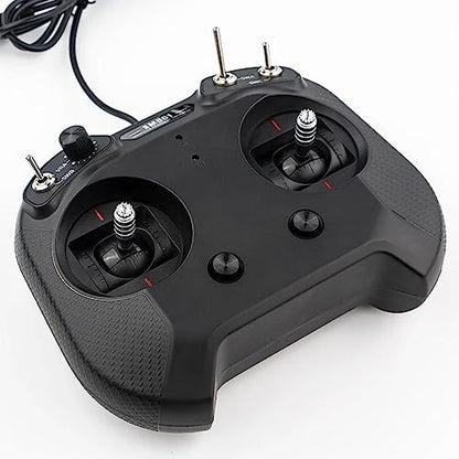 HTLNUZD Flysky FS SM001 Flight Simulator Controller 8 CH, Supports a Variety FMS G3/G3.5/G4/G5/G6/G7 5.0 XTR VRC of Flight Simulation Software for RC Helicopters, Fixed Wing Etc (FS SM001-black) - color: Fs Sm001-black