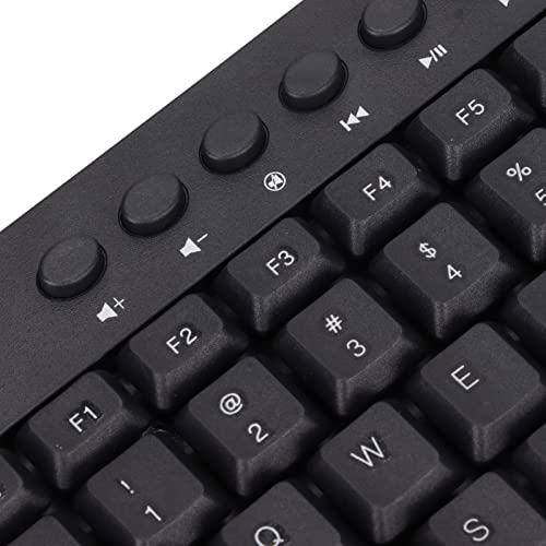 ASHATA Mechanical Gaming Keyboard, Compact 60 Percent Wired USB Keyboard with 95 Keys Hot Swappable Design for and Typists Black Arabic Layout