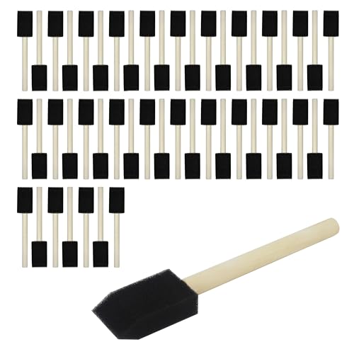 120pcs 1" Foam Brush with High Density Foam, Sponge Brush for Small Project - size: 1inch 120pcs