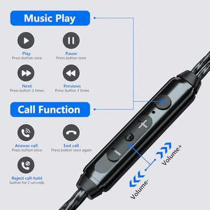GameBuds Pro in-Ear Gaming Headset with Detachable Microphone, Wired Earphone 3.5 MM E-Sport Earphone Noise Cancelling, Gamings Earphones Wired for Mobile Gaming (Black)
