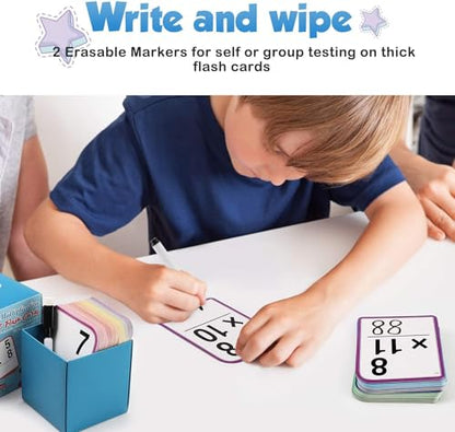 Multiplication Flash Cards for 3rd Grade – 175 Math Flash Cards – Times Table Flash Cards – All Facts 0-12 Color Coded – Multiplication Games, 1st 2nd 4th 5th 6th Grade - style: Multiplication Flash Cards