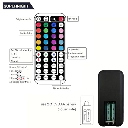 NBBUFF 32.8 ft Smart RGB LED Strip Lights，Control via App or Remote，Features Music Sync and Timer Functions，Perfect for Creating Ambiance in Bedrooms, Living Rooms, Christmas Parties, Home Decor - size: 32.8FT