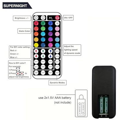 NBBUFF 32.8 ft Smart RGB LED Strip Lights，Control via App or Remote，Features Music Sync and Timer Functions，Perfect for Creating Ambiance in Bedrooms, Living Rooms, Christmas Parties, Home Decor - size: 32.8FT