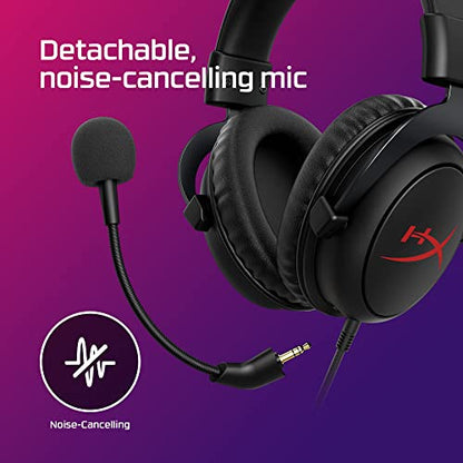 HyperX - Cloud Core Wired DTS Headphone:X Gaming Headset for PC, Xbox X|S, and Xbox One – Black