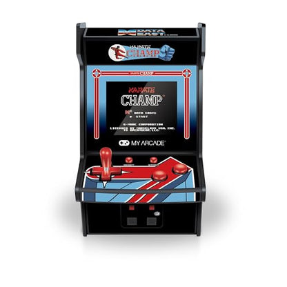My Arcade Karate Champ Micro Player Arcade Machine: Fully Playable, 6.75 Inch Collectible, Color Display, Speaker, Volume Buttons, Headphone Jack - Electronic Games - style: Karate Champ