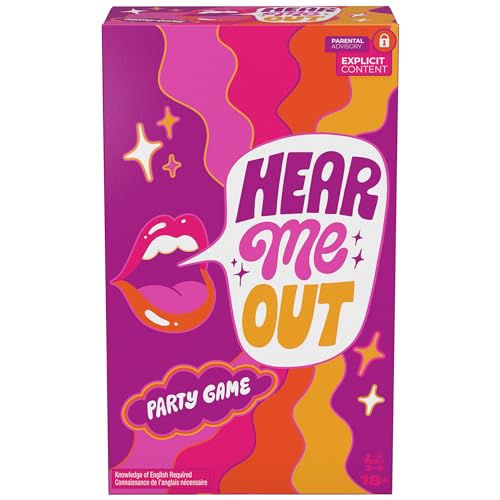 Spin Master Games Hear Me Out Adult Party Game | Defend Your Hot Takes on Unserious Topics, Adult Party Game for Bachelorette Parties & More, 3-6 Players, Ages 18 & Up - style: Hear Me Out