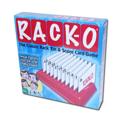 Winning Moves Rack-O Classic Card Game for 2-4 Players, Ages 9 and Up