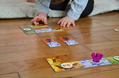 Tabletop Strategy Game, My First Kingdomino, Fun Kids & Adults Family Fantasy Board Game, 2-4 Players, Ages 5+, Dragomino by Blue Orange Games - style: Dragomino