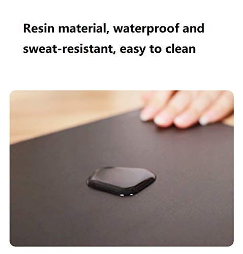 Mouse Pad, Resin Hard Surface Mouse Mat Polymer Silicone Bottom Gaming Mousepad No Smell Waterproof for Games, Office 24 x 20cm (9.5 x 7.8in) - size: S: 9.5 x 7.8 in