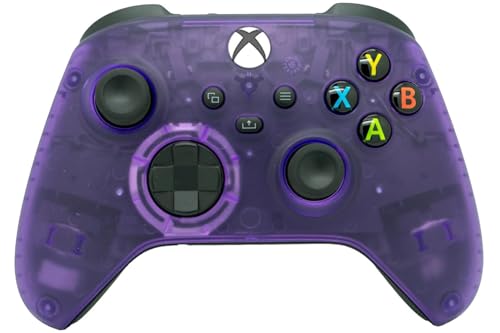 ProControllers LLC Wireless Custom Controller Compatible with PC, Windows 10+, Series X/S & One (Series X/S Clear Purple) - color: Series X/S Clear Purple