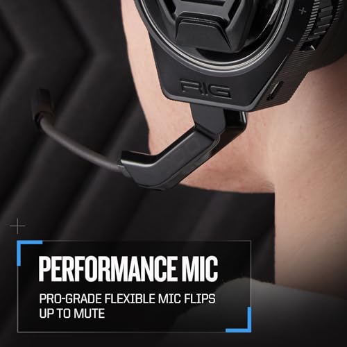 RIG 800 PRO HX Wireless Gaming Headset & Multi-Function Base Station Xbox | Officially Licensed for Xbox Series X|S, Xbox One, PC - Dolby Atmos 3D Audio - Up to 60 Hour Battery - Flip-to-Mute Mic