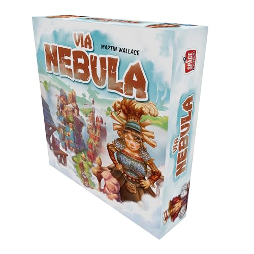 Via Nebula Board Game - Strategic Fantasy Exploration and Building Game, Fun Family Game for Kids & Adults, Ages 12+, 2-4 Playes, 60 Minute Playtime, Made by Space Cowboys