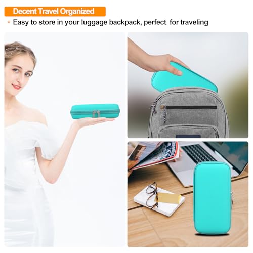 Elonbo Carrying Case for TaddToy/WELLST·G/Beijue/FAMILY POCKET/CCTU/X- JOYKIDS/GREENCREEK/Beico/KAVOYI/GuaiyeyeAP/TEBIYOU Handheld Game Console, Portable Electronic Gaming Player Bag, Green - color: Green