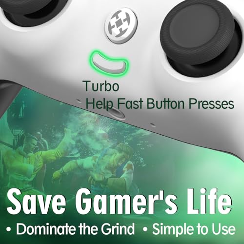 Upgrade for PS4 Controller, Wireless Control for PlayStation 4 Slim Pro PC Steam with 1200mAh, Remote with Dual Vibration Motion Sensor Map Button Turbo Shock ALPS Joystick