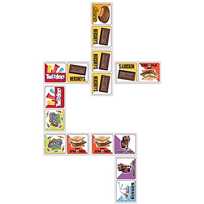 MasterPieces Kids Games - Hershey's Picture Dominoes - Game for Kids and Family - style: Hershey's